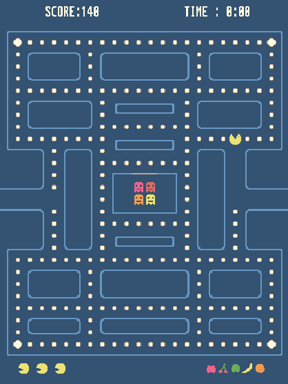 Pacman can eat a lot